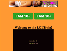 Tablet Screenshot of loltrain.com